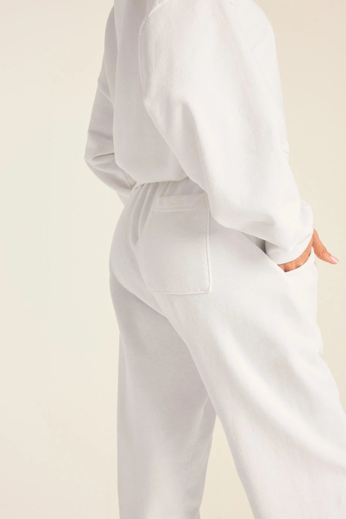 Basic Bisiklet Yaka Sweatshirt ve Jogger Eşofman Takımı