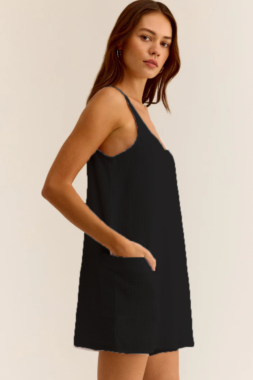 Kadın Mini Elbise/Tulum - Organik 2 Kat Müslin Kumaş