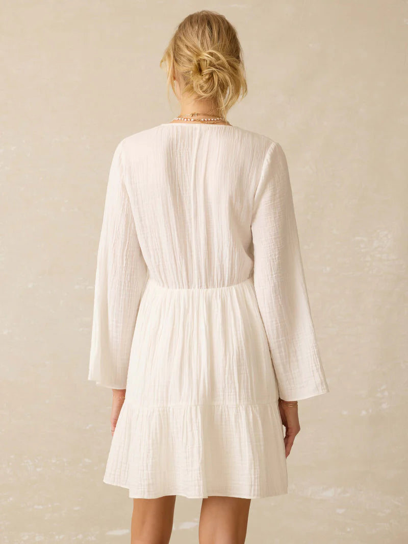 Müslin V Yaka Kadın Elbise